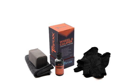 TMaxx Ceramic Coating for Wheels & Brake Calipers (50ml) - Extreme Duty Surfaces Protection & Applicator Kit