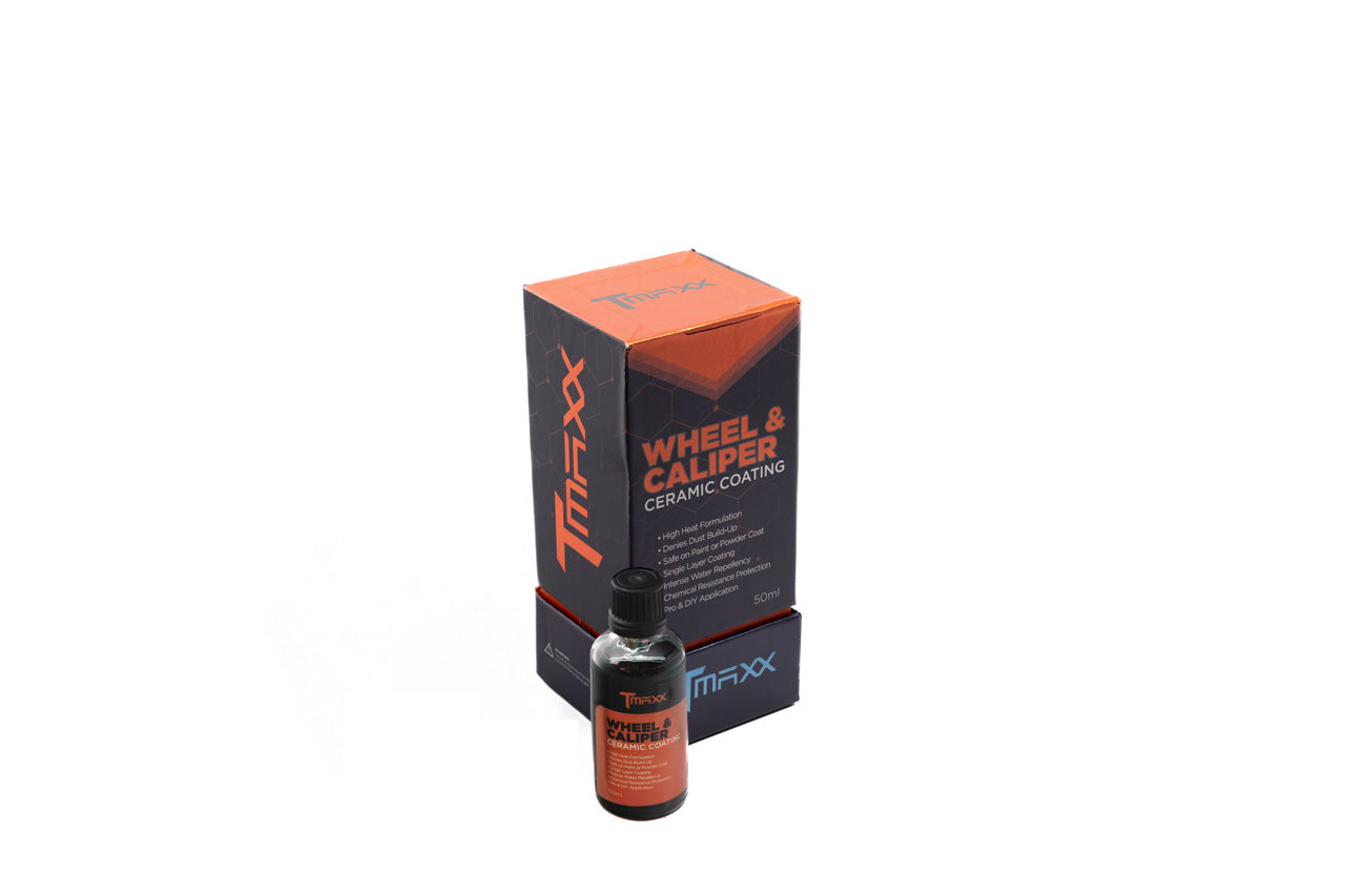 TMaxx Ceramic Coating for Wheels & Brake Calipers (50ml) - Extreme Duty Surfaces Protection & Applicator Kit